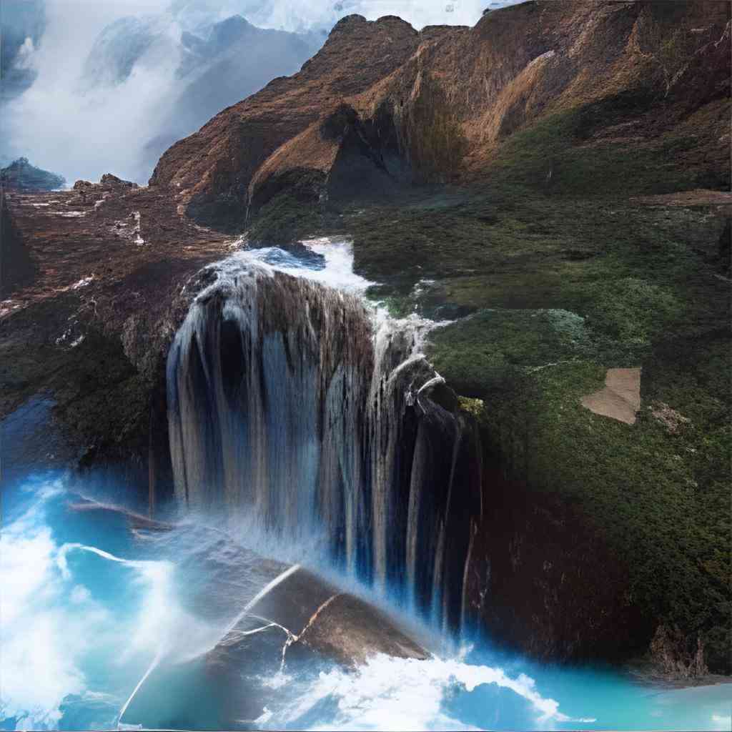 Кликните для просмотра оригинального изображения Элбан гора и река Нихаса